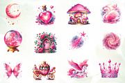 Fairytale Sublimation Clipart, an Illustration by CreationArt (Thumbnail 3 of 4)