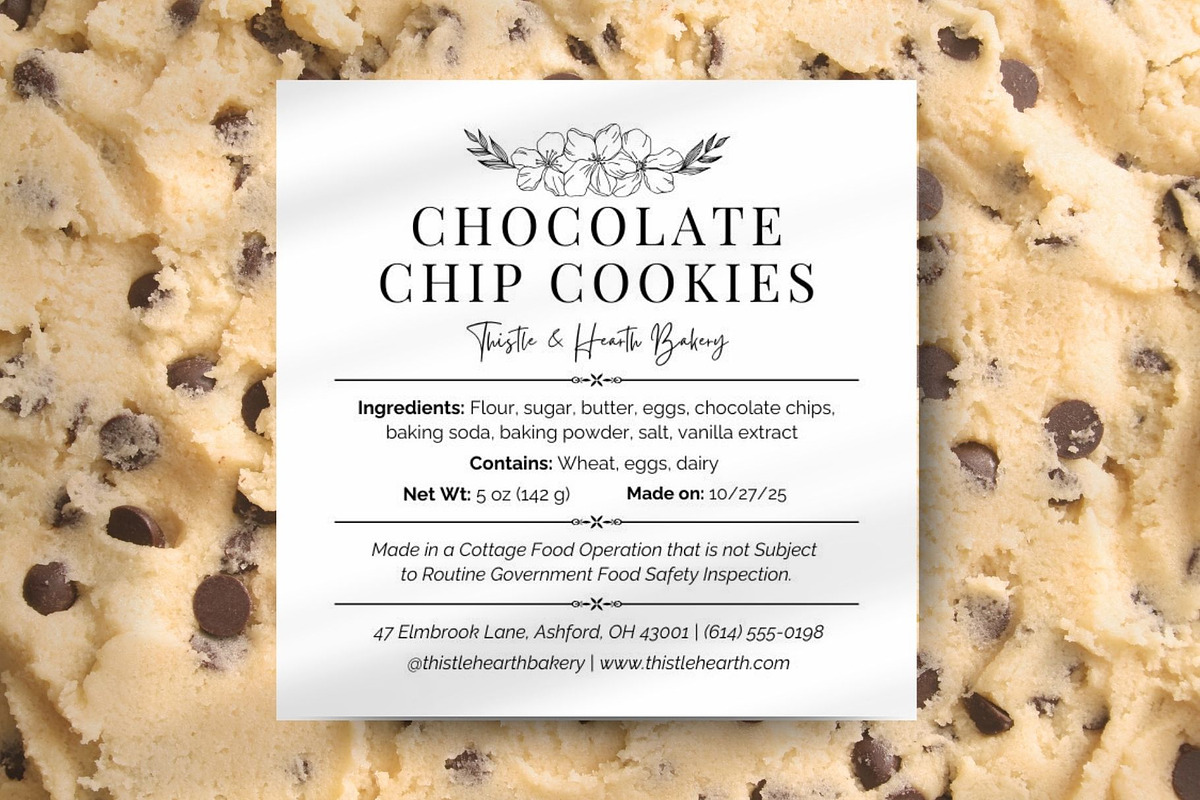 Cottage Food Label Template, a Stationery Template by Anna Design Studio (Photo 11 of 11)