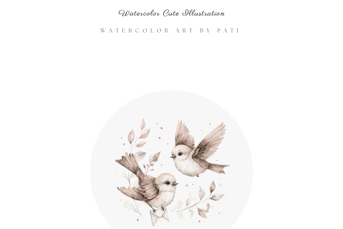 Forest Clipart Set, a Decorative Illustration by Pati Paints (Photo 7 of 10)
