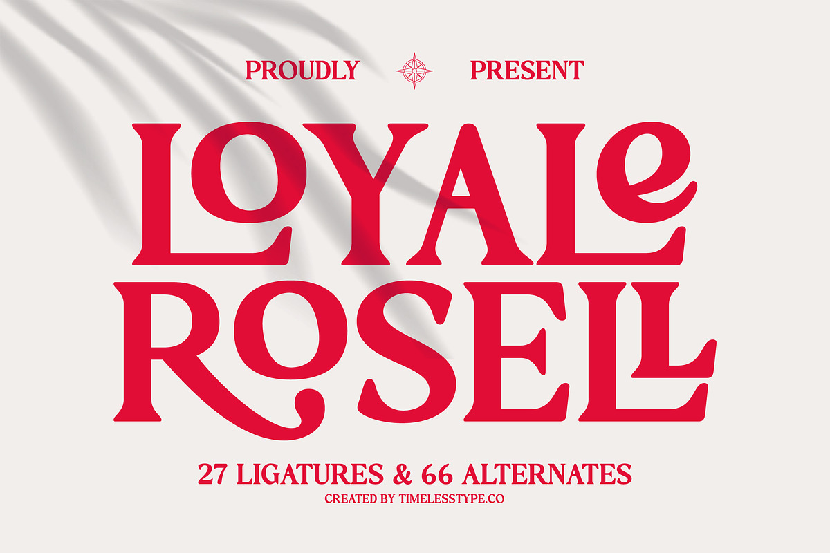Loyale Rosell Modern Serif Font, a Serif Font by timelesstype.co (Photo 1 of 20)