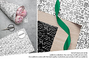 Black And White Pattern Bundles, a Pattern Graphic by Vibrand Studio (Thumbnail 11 of 11)