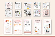 Pinterest + Canva Social Media pack, a Templates & Theme by Wellies and Lemonade (Thumbnail 3 of 8)