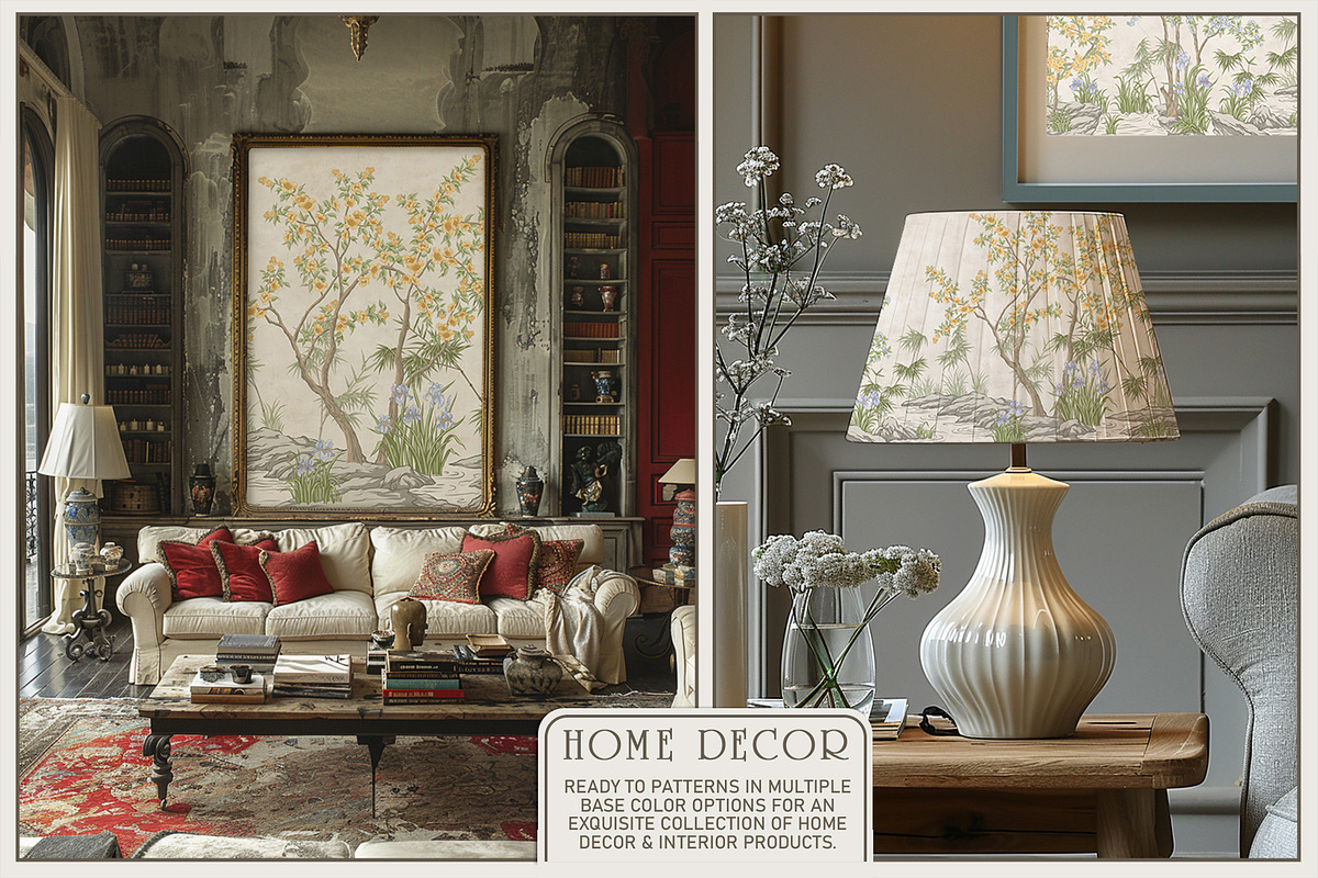 Fresco collection Chinoiserie, a Wallpaper Graphic by Natalia0307 (Photo 5 of 11)