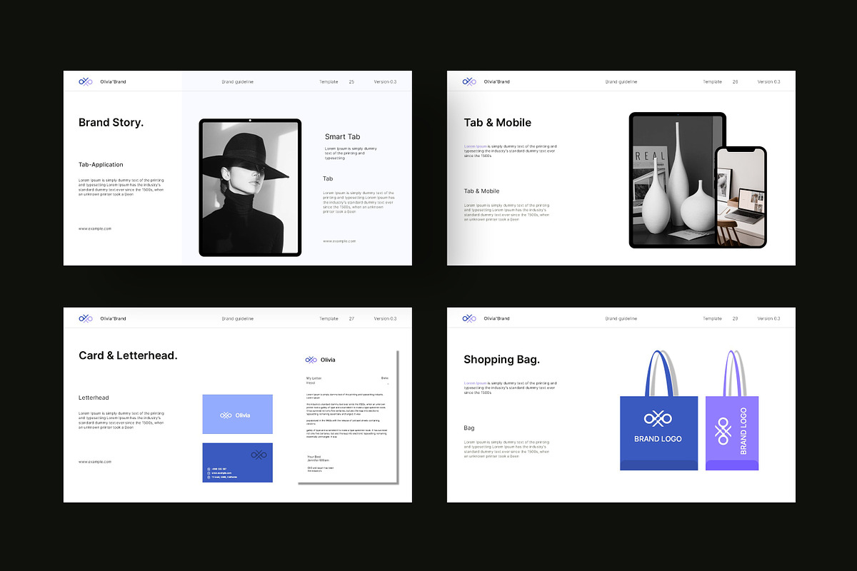 Brand Guideline PowerPoint Template preview 3