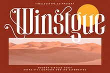 Winstgue Modern Vintage Serif