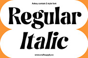 Askey - Funky Serif, a Serif Font by Craft Supply Co. (Thumbnail 3 of 8)