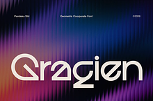 Gragien - Geometric Corporate Font