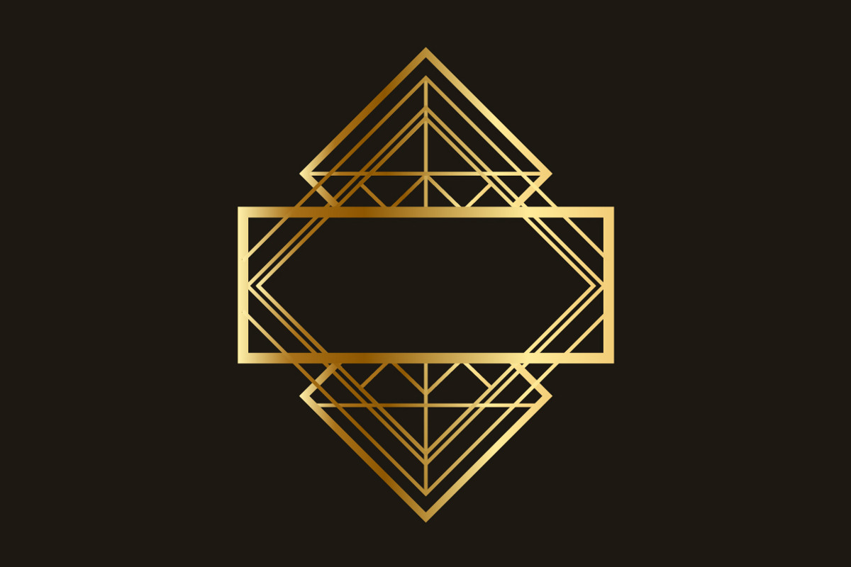 Vintage Art Deco Badge, a Marketing Template by Template Dealer