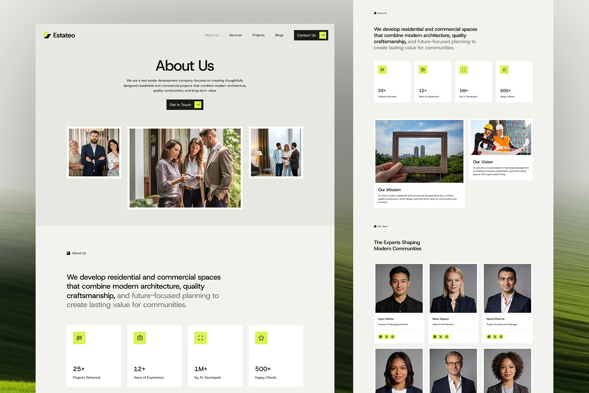 Real Estate Framer Template, an UI Kit Template by UI/UX Ocean (Photo 3 of 4)