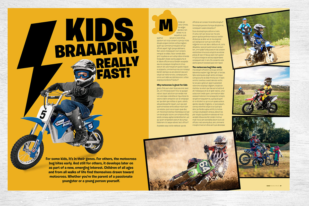 Kids Magazine Template, a Magazine Template by Red Cactus Creative (Photo 9 of 18)