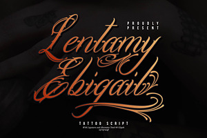 Lentamy Ebigail Tattoo Script