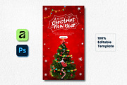 Merry-Christmas-facebook-Instagram-S, a Social Media Template by creative-mint (Thumbnail 1 of 2)