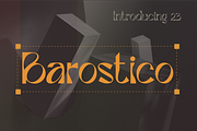 Barostico Display, a Serif Font by DiosiArt (Thumbnail 1 of 8)