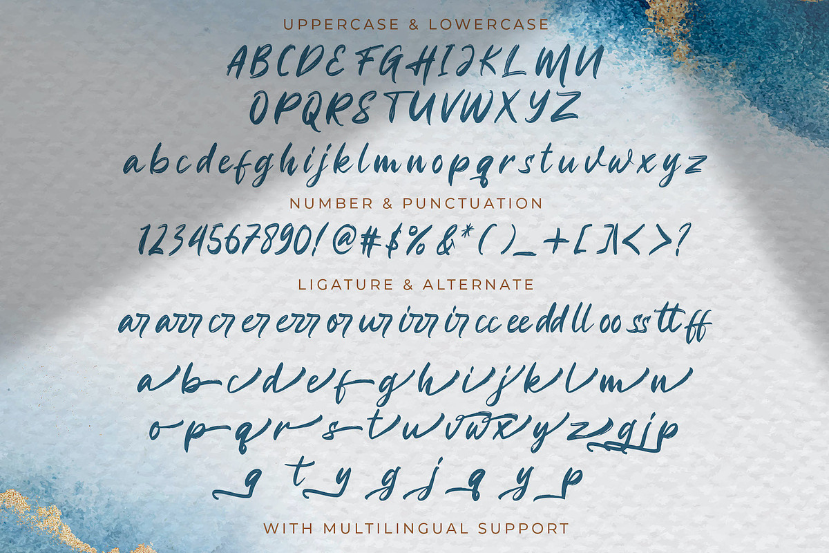 Higuey Matteo - Textured Brush Font, a Script Font by StringLabs (Photo 8 of 9)