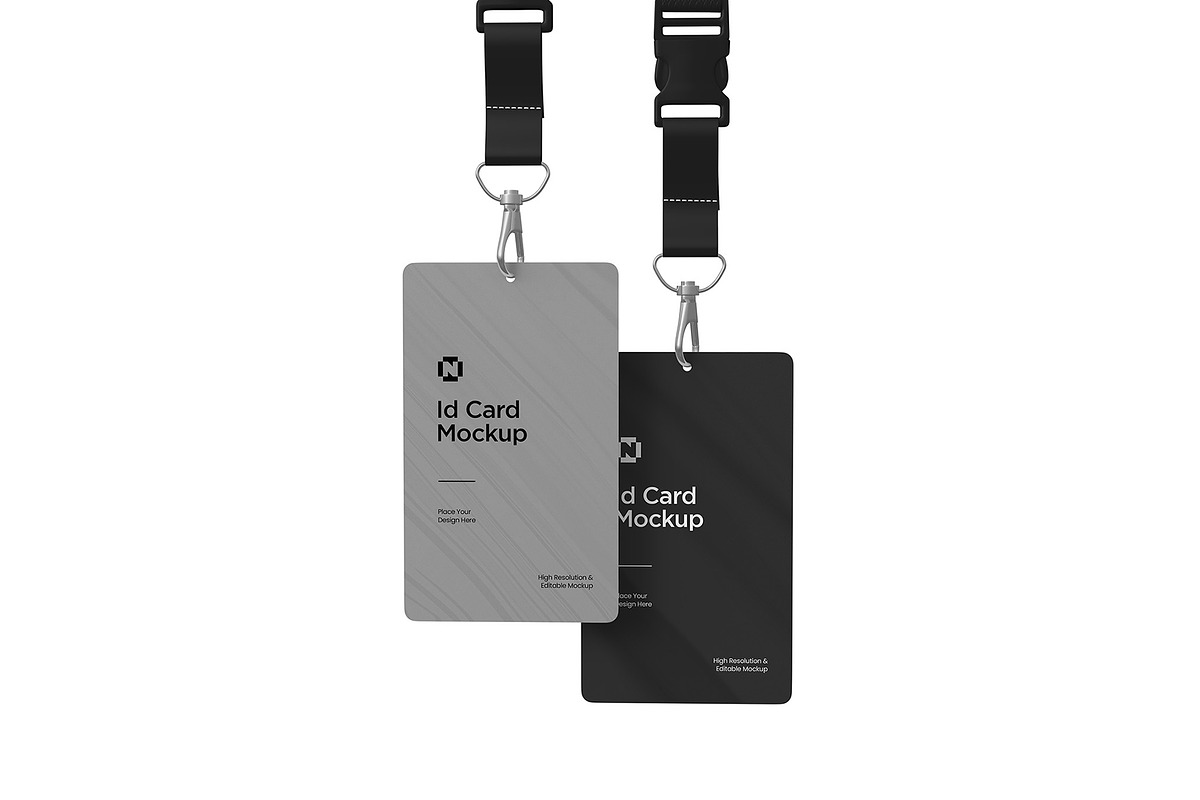 Corporate Lanyard ID Card Mockup, a Product Mockup by graphypix (Photo 4 of 4)