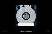 Floppy Disk Mockup Template Bundle, a Product Mockup by PrintPixel (Thumbnail 26 of 28)