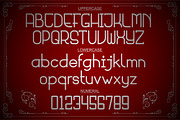 funeral - Vintage Monoline, a Font by Annivers Type (Thumbnail 2 of 8)
