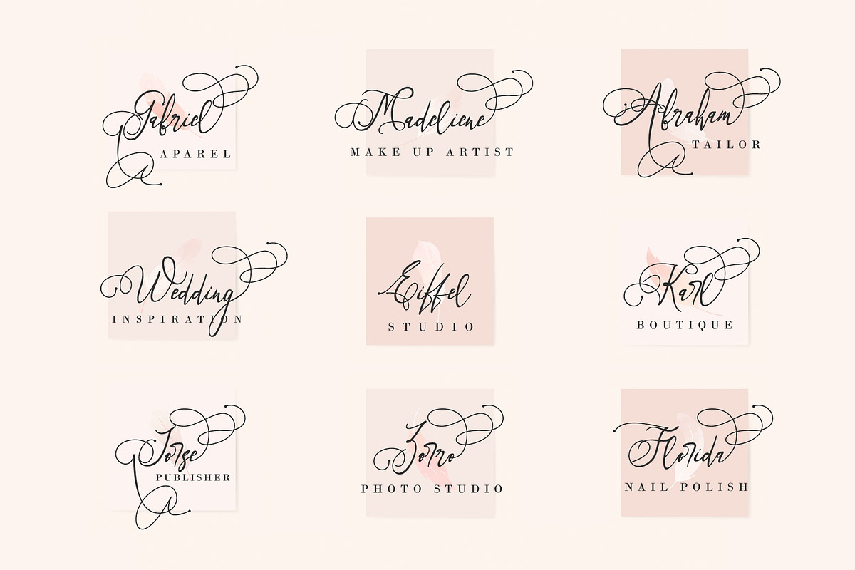 Art Maria, a Script Font by Letterara (Photo 3 of 12)