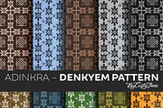 Adinkra DENKYEM Pattern, a Pattern Graphic by ByGiftyJane (Thumbnail 1 of 11)