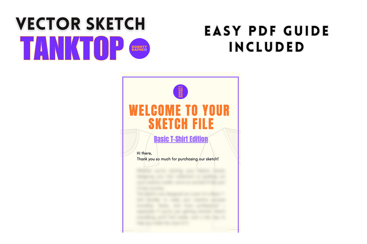 Strapped Top Vector Sketch, an Apparel Mockup by Doroty Dafne Designs (Photo 6 of 7)