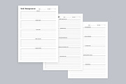 Generic Planning Pages Set V-07, a Stationery Template by shahsoft (Thumbnail 2 of 3)