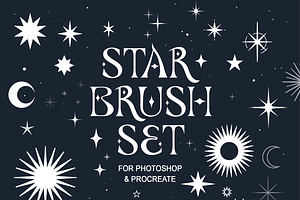 72 Star stamps procreate & photoshop