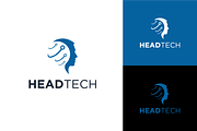 Head Tech Logo Vector Modern, a Branding & Logo Template by zaqilogo (Thumbnail 1 of 2)