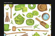 Matcha tea., a Food Illustration by Mona Monash (Thumbnail 3 of 4)