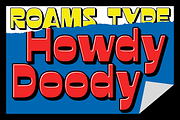 Boldvint - Vintage Pop Headline Type, a Sans Serif Font by Roams Type (Thumbnail 3 of 7)