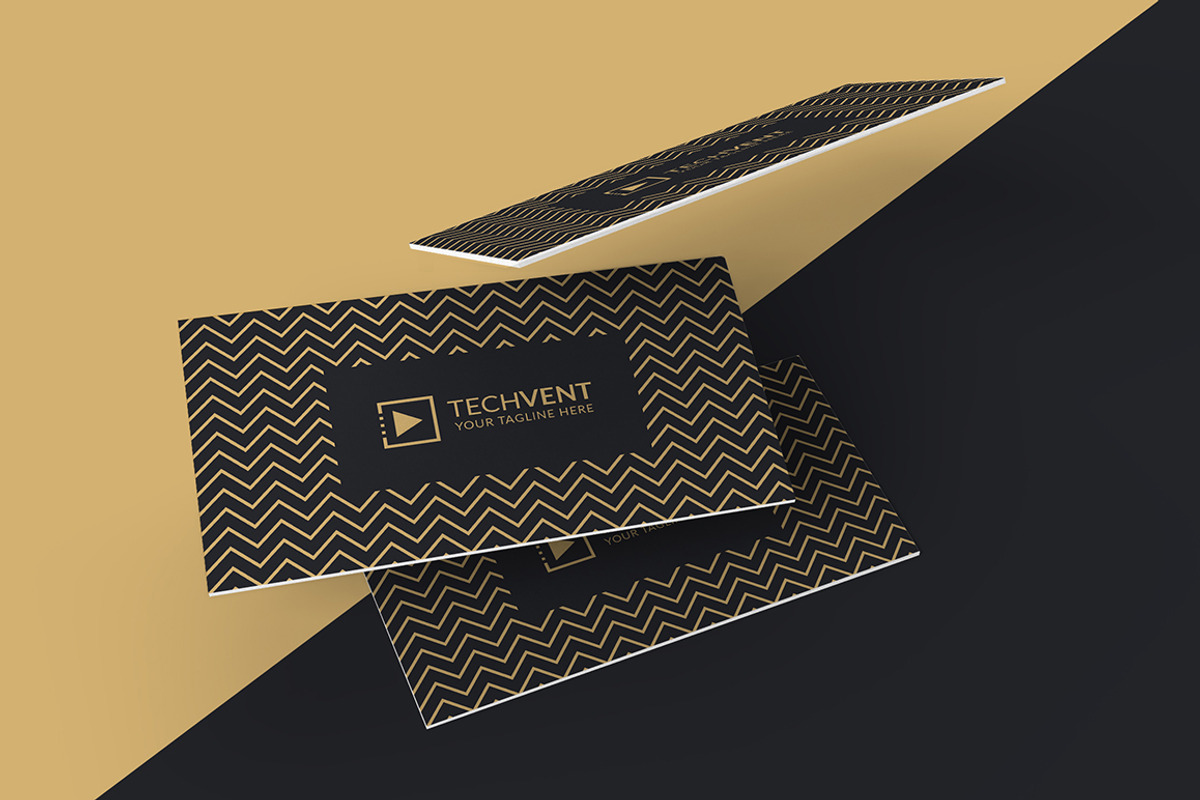 Gold Minimal Business Card, a Business Card Template by Shahjhan (Photo 5 of 5)