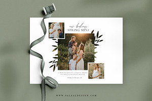 Spring Mini Session Template Mini072