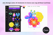 Artsy Flora - Contemporary Flowers, a Decorative Illustration by Leila Divine (Thumbnail 14 of 15)