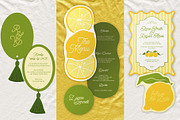 Lemon summer wedding templates set, a Stationery Template by Garden in frame (Thumbnail 8 of 10)