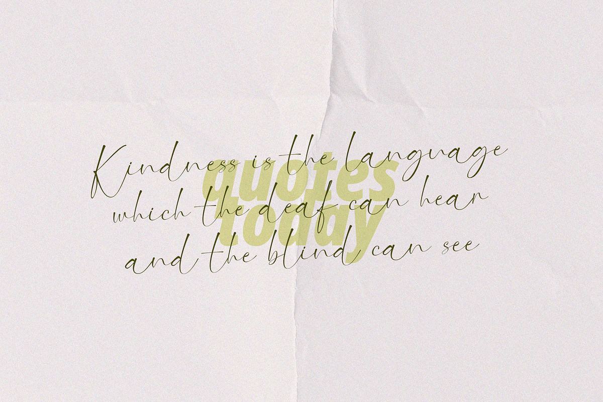Gabitta – Handwritten Script Font, a Handwritten Font by BrandSemut (Photo 3 of 11)