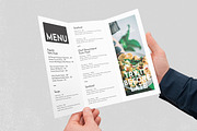 Simple Trifold Menu Template, a Brochure Template by Designsoul14 (Thumbnail 2 of 7)