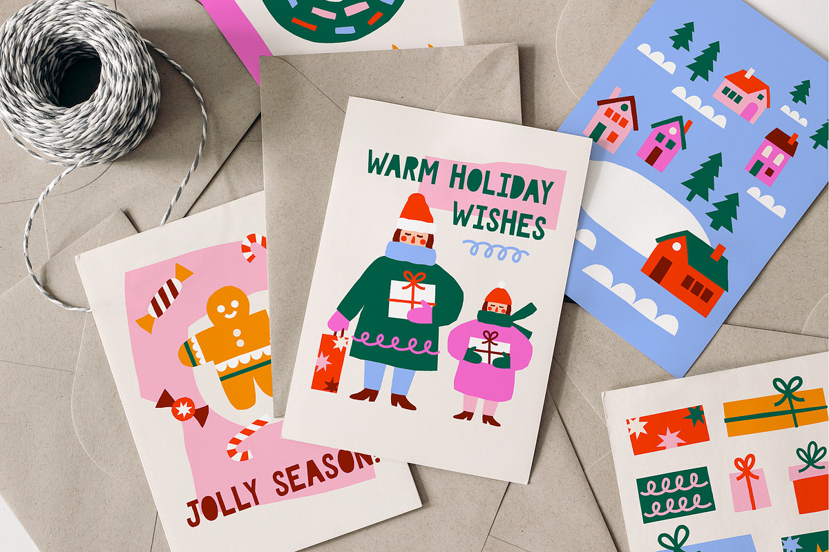 Cutout Christmas Poster Creator, an Object Graphic by ArtFM (Photo 5 of 15)