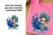 Peacock T-Shirt Sublimation Bundle, an Animal Illustration by InkyQueenArt (Thumbnail 3 of 5)