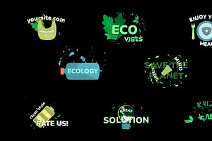 Ecology Titles for DaVinci Resolve, a Templates & Theme by 2dfx