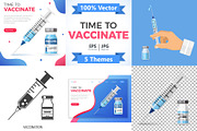 Vaccination Concepts with Syringe, a Healthcare Illustration by TAlex (Thumbnail 1 of 6)