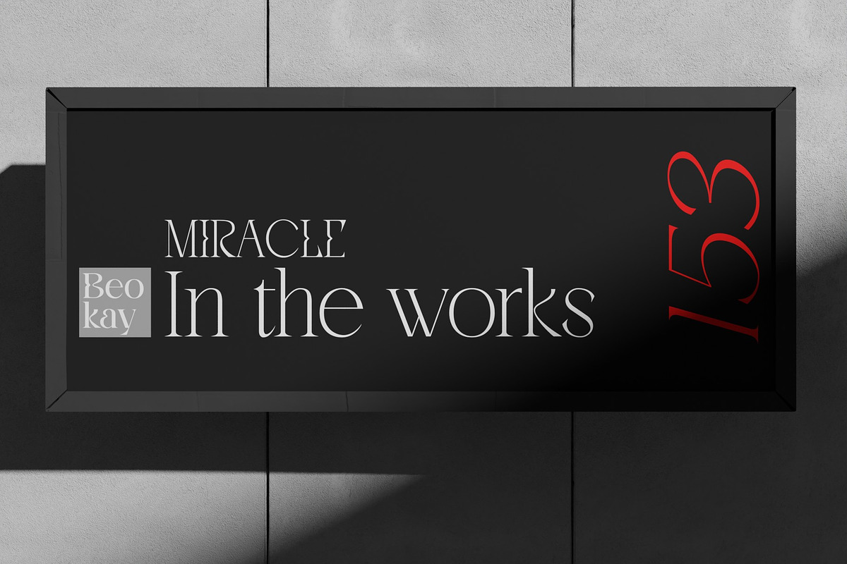 BeOkay Display Serif, a Serif Font by Ryul Davidson (Photo 14 of 17)