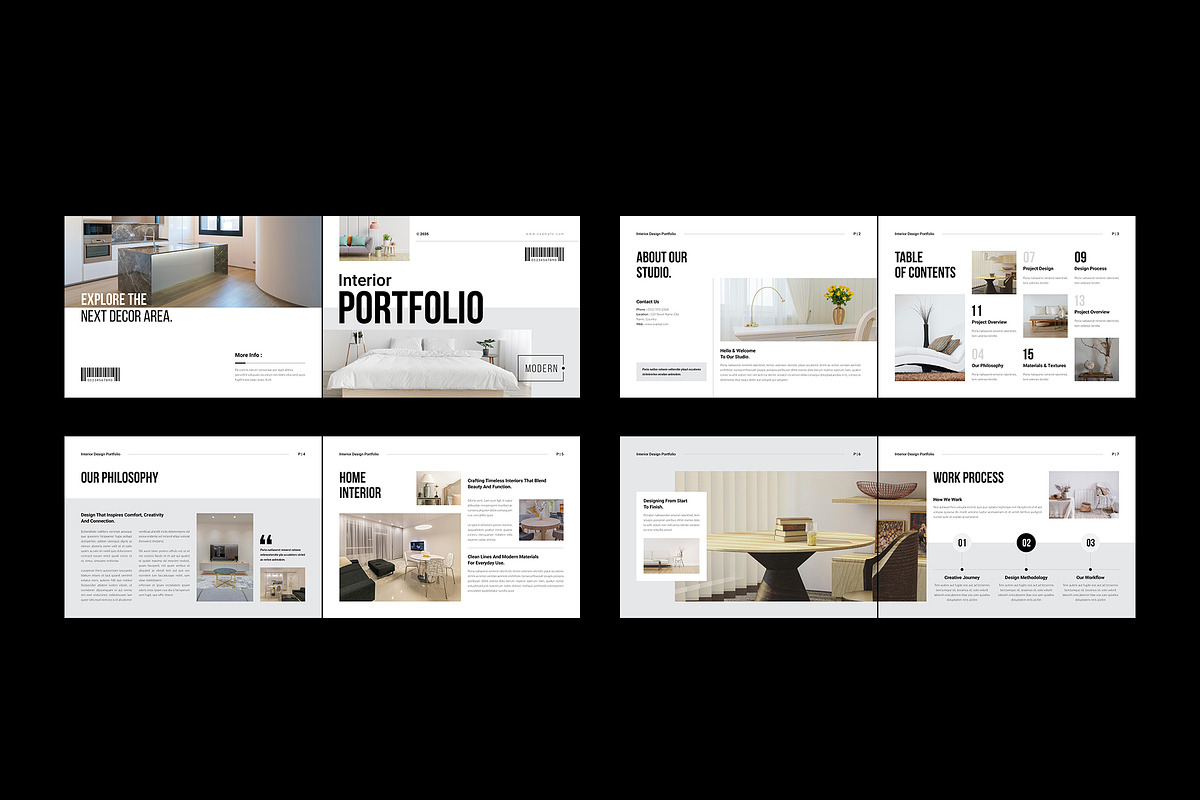 Design Portfolio Template Landscape, a Brochure Template by StyleArt (Photo 9 of 10)