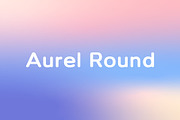 Aurel Round–An Open Sans Serif Type, a Sans Serif Font by Cassandra Cappello (Thumbnail 1 of 6)