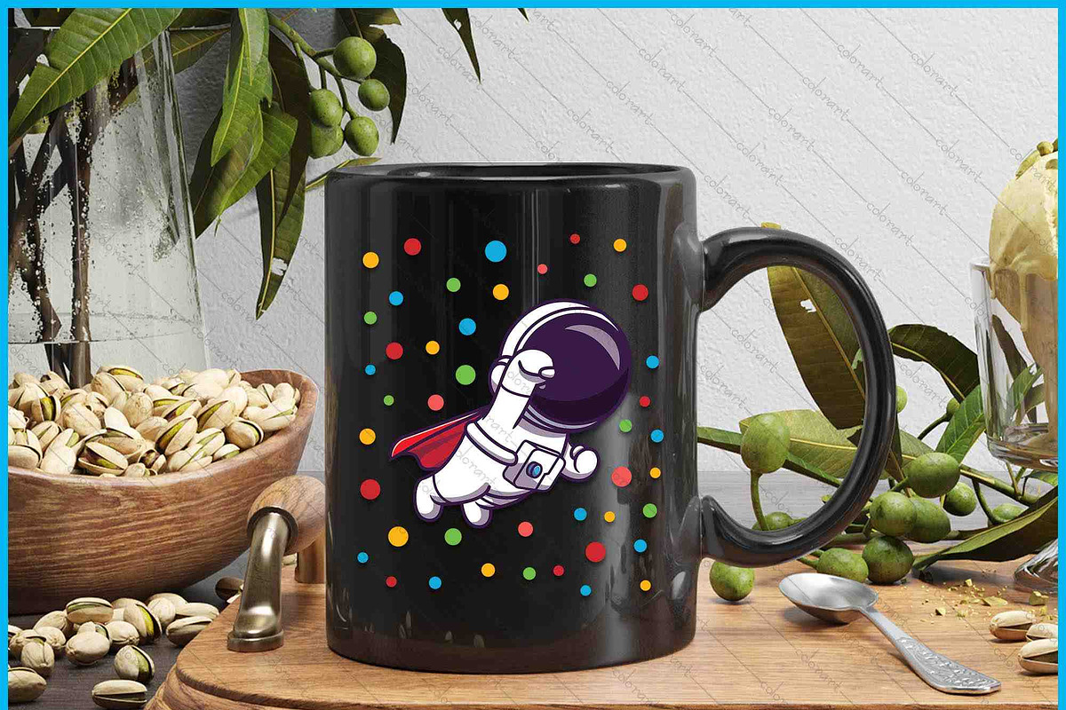 Dot Day Astronaut Kids SVG PNG, an Object Graphic by Creativeusart (Photo 3 of 4)