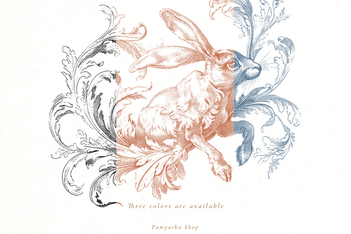 Victorian collection - Toile De Jouy, a Decorative Illustration by Pamyatka Shop (Photo 7 of 16)