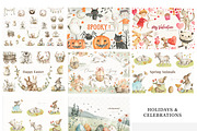 Whole Shop Bundle, an Animal Illustration by Flora+Bear (Thumbnail 10 of 15)