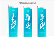 Flag Pole Banner Mockup PSD, an Advertising Mockup by Bruno's Shop (Thumbnail 2 of 4)