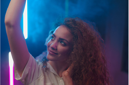 Portrait of a happy young woman, a Person Photo by HalfPoint