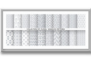 Geometric floral set of patterns., a Pattern Graphic by RODINA (Thumbnail 3 of 3)