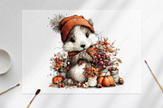Whimsical Woodland Fall Animals PNG, a Seasonal Illustration by Canvas Craft (Thumbnail 8 of 10)