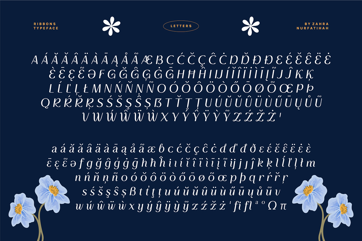 RIBBONS - Display Font, a Sans Serif Font by Artflorara (Photo 10 of 12)